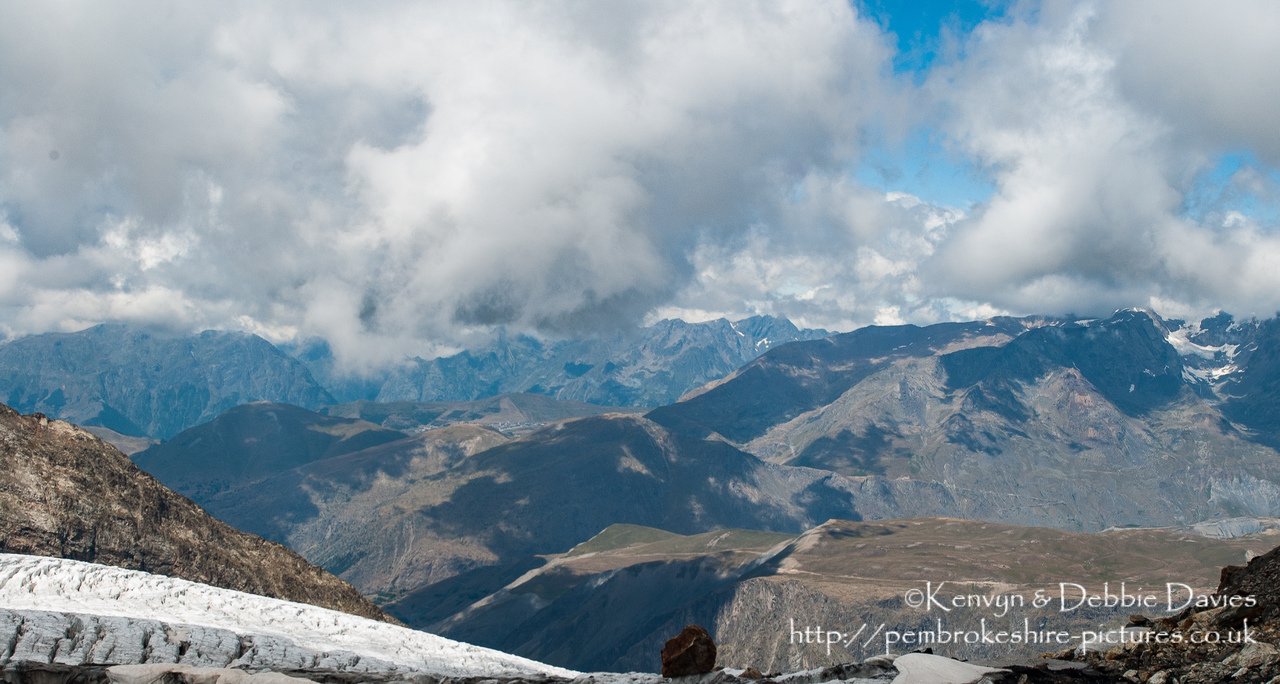 Glacier Du Vallon, La Grave in Provence-Alpes-Cote-d'Azur, France
